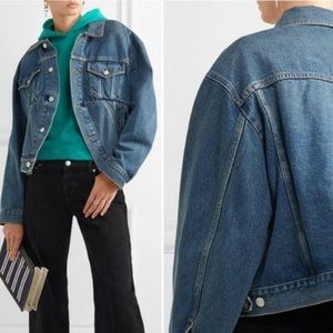 balenciaga jean jacket womens